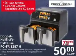 Selgros PROFI COOK Doppel Heißluftfritteuse PC-FR 1287 H Angebot