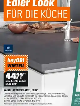 OBI Kaindl arbeitsplatte 'oxid' Angebot