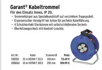 bauSpezi Garant Kabeltrommel Angebot