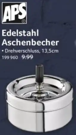 Selgros APS Edelstahl Aschenbecher Angebot