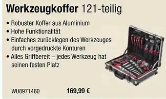 bauSpezi Werkzeugkoffer 121-teilig Angebot