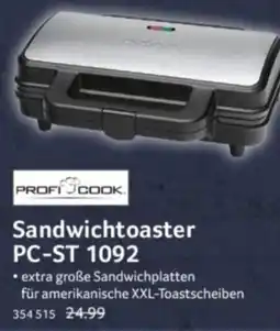 Selgros PROFI COOK Sandwichtoaster PC-ST 1092 Angebot