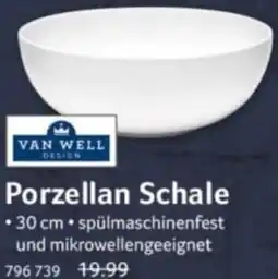 Selgros VAN WELL Porzellan Schale Angebot