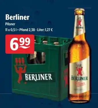 Getränke Hoffmann Berliner Pilsner 11x0,5L Angebot