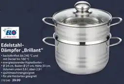 Selgros ELO Edelstahl Dämpfer ,,Brillant" Angebot