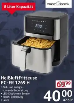Selgros PROFI COOK Heißluftfritteuse PC-FR 1269 H Angebot