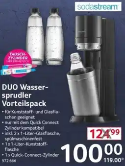 Selgros Sodastream DUO Wassersprudler Vorteilspack Angebot