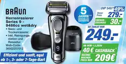 K+B Expert BRAUN Herrenrasierer Series 9 - 9486cc wet&dry Angebot