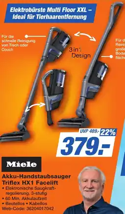 K+B Expert Miele Akku-Handstaubsauger Triflex HX1 Facelift Angebot