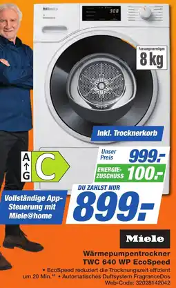 K+B Expert Miele Wärmepumpentrockner TWC 640 WP EcoSpeed Angebot