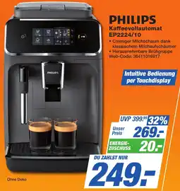 K+B Expert PHILIPS Kaffeevollautomat EP2224/10 Angebot