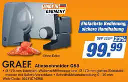 K+B Expert GRAEF Allesschneider G59 Angebot