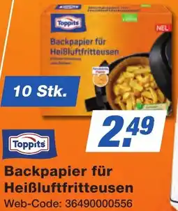 K+B Expert Toppits Backpapier für Heißluftfritteusen Angebot