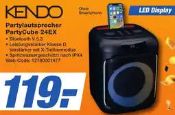 K+B Expert KENDO Partylautsprecher PartyCube 24EX Angebot