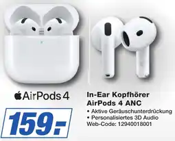 K+B Expert In-Ear Kopfhörer AirPods 4 ANC Angebot
