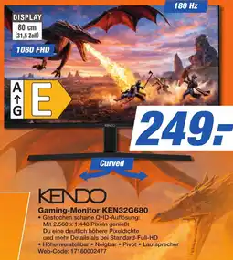 K+B Expert KENDO Gaming-Monitor KEN32G680 Angebot