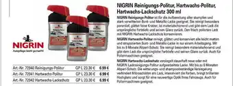 bauSpezi Nigrin Reinigungs-politur, Hartwachs-politur Oder -lackshutz Angebot