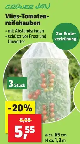 Thomas Philipps GRÜNER JAN Vlies-Tomatenreifehauben Angebot