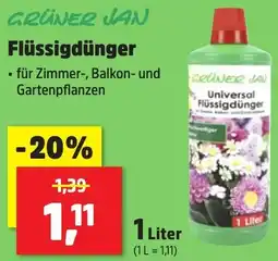 Thomas Philipps GRÜNER JAN Flüssigdünger Angebot