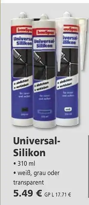 bauSpezi Universal-silikon Angebot