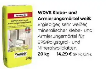 bauSpezi Wdvs Klebe- Und Armierungsmörtel Weiß Angebot