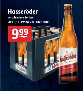 Getränke Hoffmann Hasseröder 20x0,5L Angebot