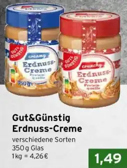 CAP Markt Gut&Günstig Erdnuss-Creme Angebot