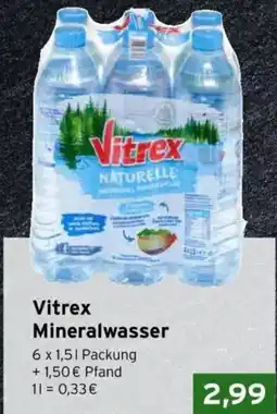 CAP Markt Vitrex Mineralwasser Angebot
