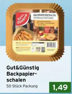 CAP Markt Gut&Günstig Backpapierschalen Angebot