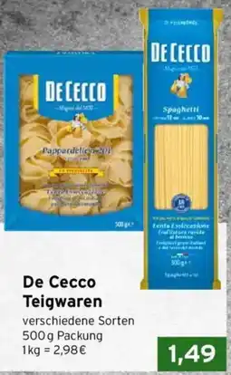 CAP Markt De Cecco Teigwaren Angebot