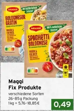 CAP Markt Maggi Fix Produkte Angebot