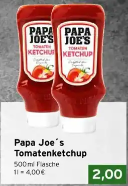 CAP Markt Papa Joe's Tomatenketchup Angebot