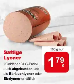 CAP Markt Saftige Lyoner Angebot