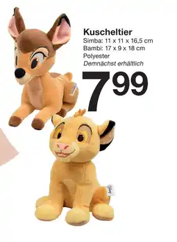 Zeeman Kuscheltier Angebot