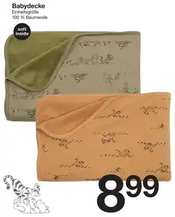 Zeeman Babydecke Einheitsgröße Angebot