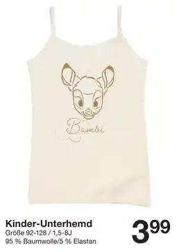 Zeeman Kinder-Unterhemd Angebot