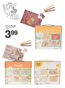 Zeeman 4-in-1-Puzzle Angebot