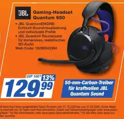 K+B Expert JBL Gaming-Headset Quantum 650 Angebot