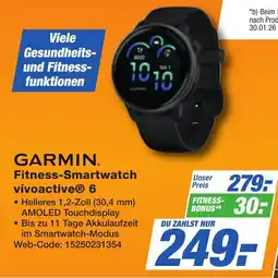 K+B Expert GARMIN. Fitness-Smartwatch vívoactive 6 Angebot