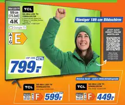 K+B Expert TCL QD-Mini LED TV 65MQLED75K Angebot