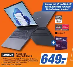 K+B Expert Lenovo Lenovo Notebook IdeaPad Slim 3 Angebot