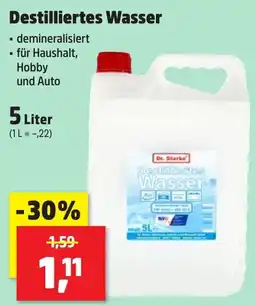 Thomas Philipps Dr. Starke Destilliertes Wasser Angebot