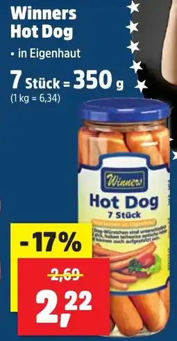 Thomas Philipps Winners Hot Dog Angebot