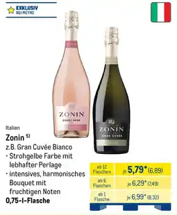 METRO Italien Zonin Angebot