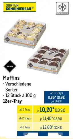 METRO RIOBA Muffins 12er-Tray Angebot