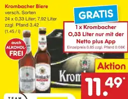 Netto Marken-Discount Krombacher Biere Angebot