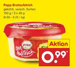 Netto Marken-Discount Popp Brotaufstrich Angebot