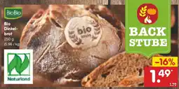 Netto Marken-Discount Bio Dinkelbrot Angebot