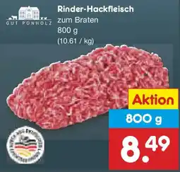 Netto Marken-Discount GUT PONHOLZ Rinder-Hackfleisch Angebot