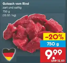 Netto Marken-Discount Gulasch vom Rind Angebot